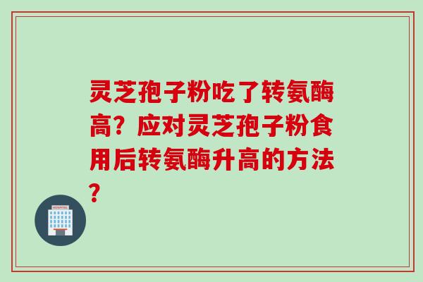 灵芝孢子粉吃了转氨酶高?应对灵芝孢子粉食用后转氨酶升高的方法? 灵芝孢子粉吃了转氨酶高?应对灵芝孢子粉食用后转氨酶升高的方法?