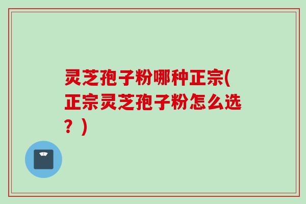 灵芝孢子粉哪种正宗(正宗灵芝孢子粉怎么选?) 灵芝孢子粉哪种正宗(正宗灵芝孢子粉怎么选?)