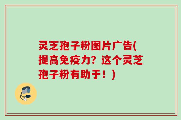 灵芝孢子粉图片广告(提高免疫力?这个灵芝孢子粉有助于!) 灵芝孢子粉图片广告(提高免疫力?这个灵芝孢子粉有助于!)