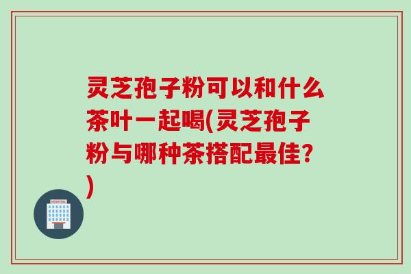 灵芝孢子粉可以和什么茶叶一起喝(灵芝孢子粉与哪种茶搭配佳?) 灵芝孢子粉可以和什么茶叶一起喝(灵芝孢子粉与哪种茶搭配佳?)