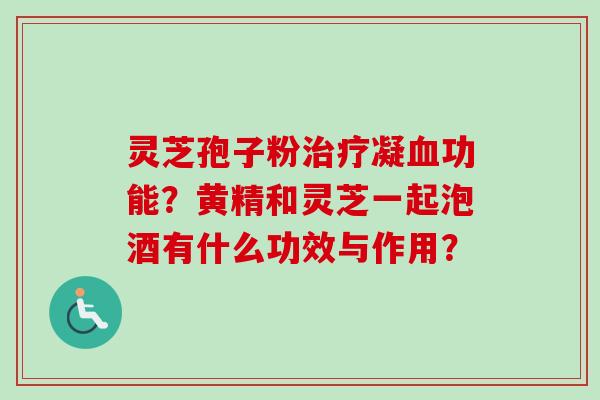 灵芝孢子粉凝功能?黄精和灵芝一起泡酒有什么功效与作用? 灵芝孢子粉凝功能?黄精和灵芝一起泡酒有什么功效与作用?