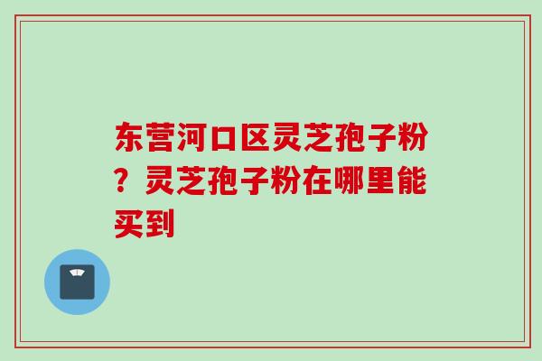 东营河口区灵芝孢子粉？灵芝孢子粉在哪里能买到