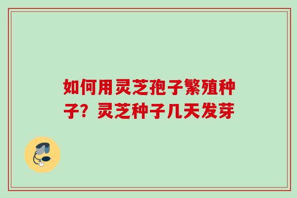 如何用灵芝孢子繁殖种子？灵芝种子几天发芽