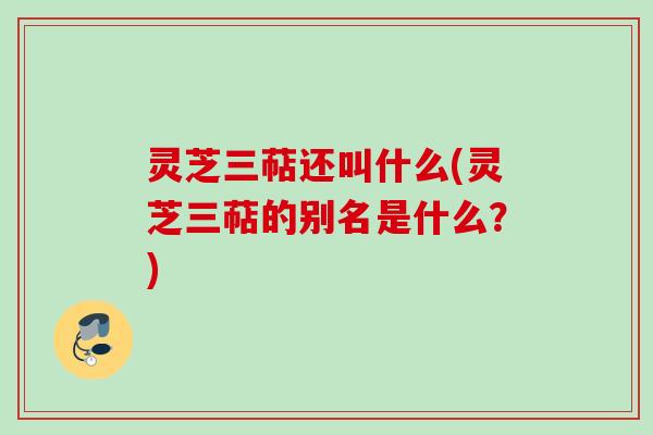 灵芝三萜还叫什么(灵芝三萜的别名是什么？)