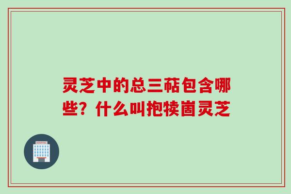 灵芝中的总三萜包含哪些？什么叫抱犊崮灵芝