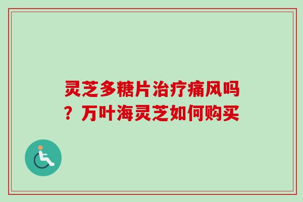 灵芝多糖片治疗痛风吗？万叶海灵芝如何购买