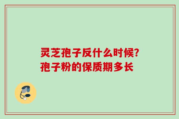 灵芝孢子反什么时候？孢子粉的保质期多长