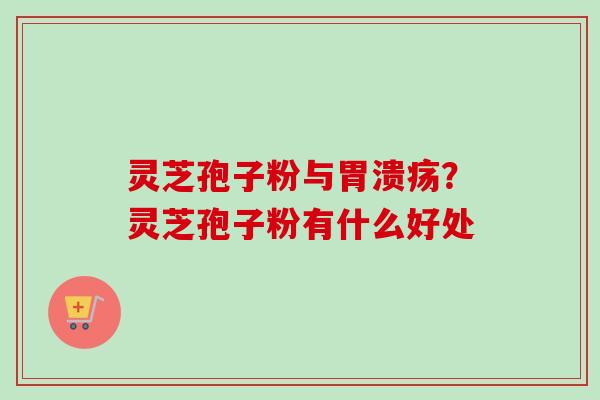 灵芝孢子粉与胃溃疡？灵芝孢子粉有什么好处