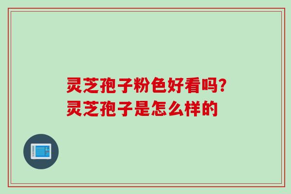 灵芝孢子粉色好看吗？灵芝孢子是怎么样的
