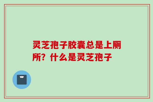灵芝孢子胶囊总是上厕所？什么是灵芝孢子
