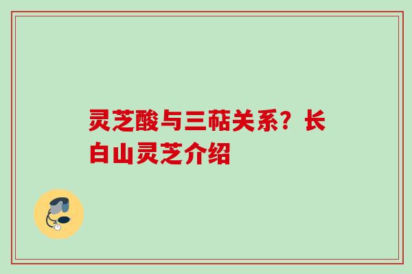 灵芝酸与三萜关系?长白山灵芝介绍 灵芝酸与三萜关系?长白山灵芝介绍