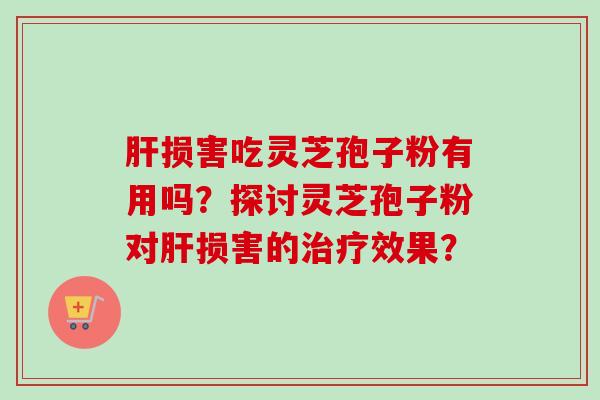 损害吃灵芝孢子粉有用吗?探讨灵芝孢子粉对损害的效果? 损害吃灵芝孢子粉有用吗?探讨灵芝孢子粉对损害的效果?