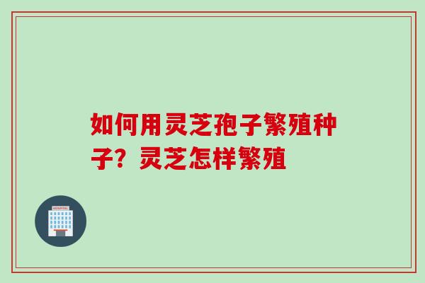 如何用灵芝孢子繁殖种子？灵芝怎样繁殖