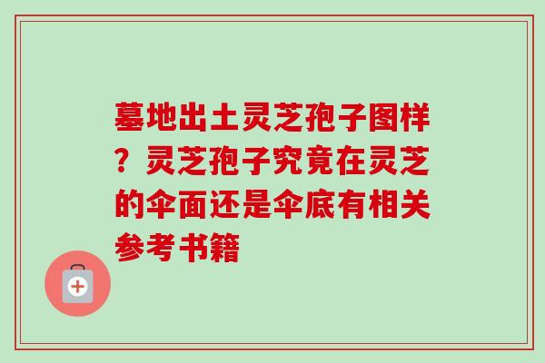 墓地出土灵芝孢子图样？灵芝孢子究竟在灵芝的伞面还是伞底有相关参考书籍