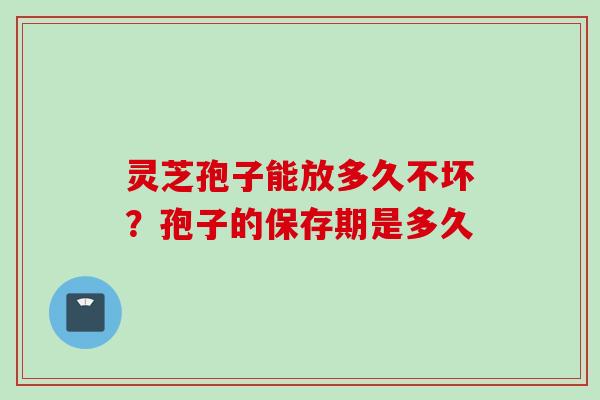 灵芝孢子能放多久不坏？孢子的保存期是多久