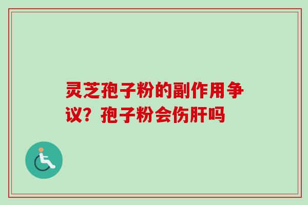 灵芝孢子粉的副作用争议？孢子粉会伤肝吗