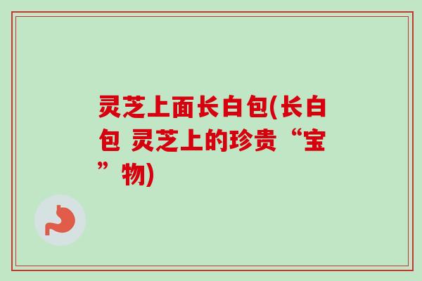 灵芝上面长白包(长白包 灵芝上的珍贵“宝”物)