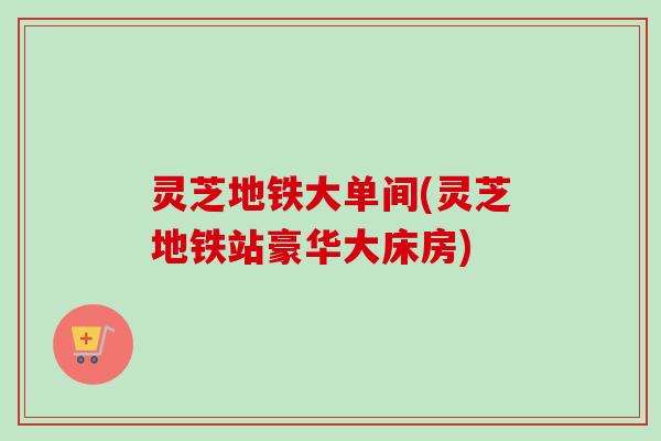 灵芝地铁大单间(灵芝地铁站豪华大床房)