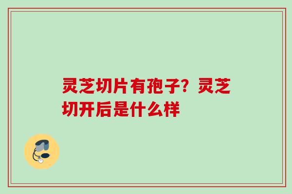 灵芝切片有孢子？灵芝切开后是什么样