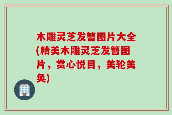 木雕灵芝发簪图片大全(精美木雕灵芝发簪图片，赏心悦目，美轮美奂)