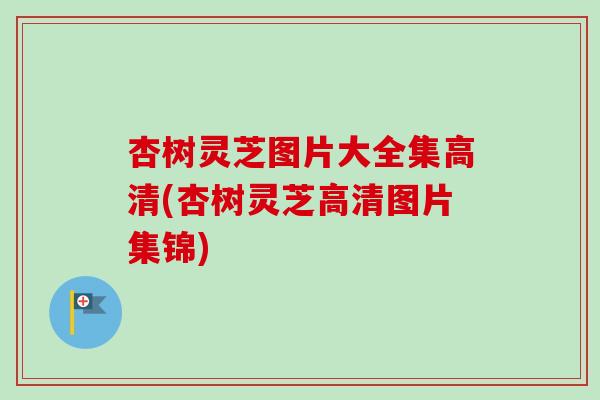 杏树灵芝图片大全集高清(杏树灵芝高清图片集锦)