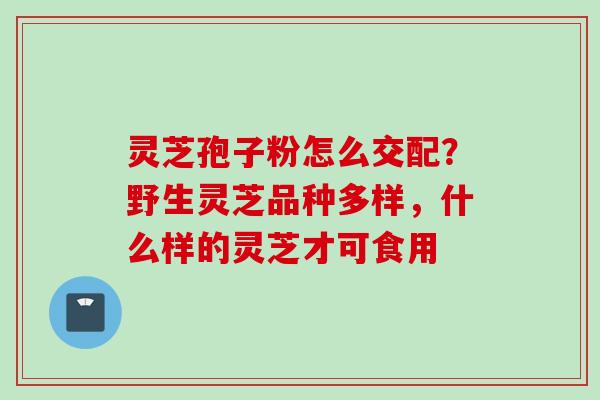 灵芝孢子粉怎么交配？野生灵芝品种多样，什么样的灵芝才可食用