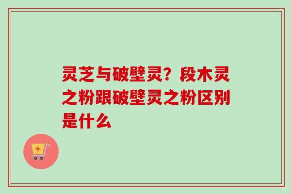 灵芝与破壁灵？段木灵之粉跟破壁灵之粉区别是什么