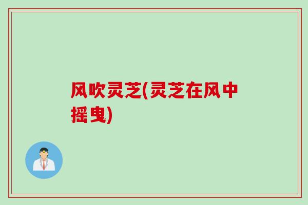 风吹灵芝(灵芝在风中摇曳)
