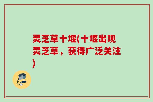 灵芝草十堰(十堰出现灵芝草，获得广泛关注)