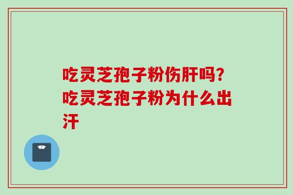 吃灵芝孢子粉伤吗?吃灵芝孢子粉为什么出汗 吃灵芝孢子粉伤吗?吃灵芝孢子粉为什么出汗