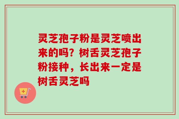 灵芝孢子粉是灵芝喷出来的吗？树舌灵芝孢子粉接种，长出来一定是树舌灵芝吗