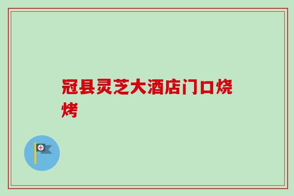 冠县灵芝大酒店门口烧烤