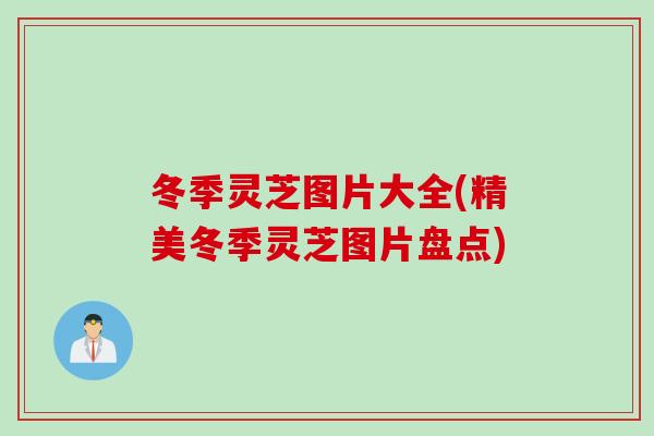 冬季灵芝图片大全(精美冬季灵芝图片盘点)