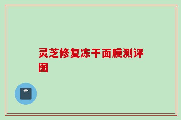 灵芝修复冻干面膜测评图