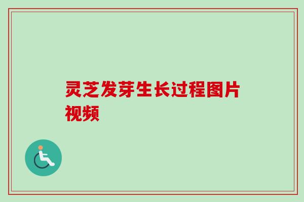 灵芝发芽生长过程图片视频 灵芝发芽生长过程图片视频