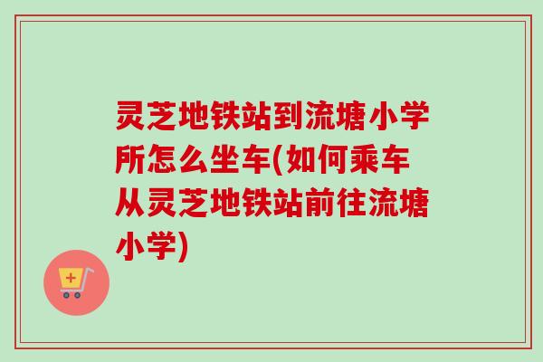 灵芝地铁站到流塘小学所怎么坐车(如何乘车从灵芝地铁站前往流塘小学)