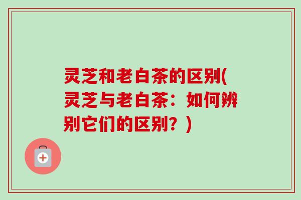 灵芝和老白茶的区别(灵芝与老白茶：如何辨别它们的区别？)
