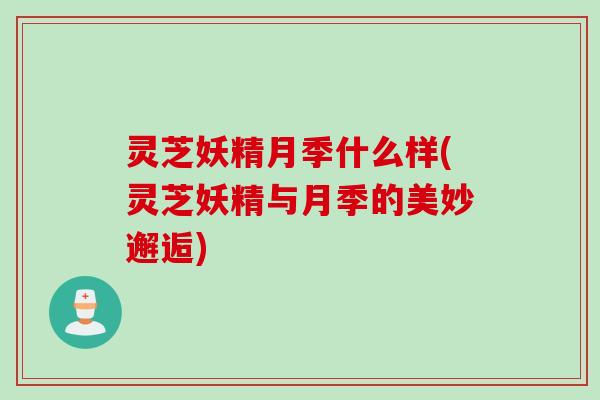 灵芝妖精月季什么样(灵芝妖精与月季的美妙邂逅)