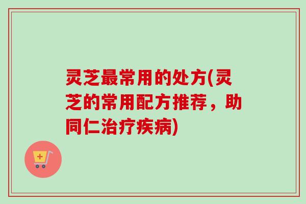 灵芝最常用的处方(灵芝的常用配方推荐，助同仁治疗疾病)