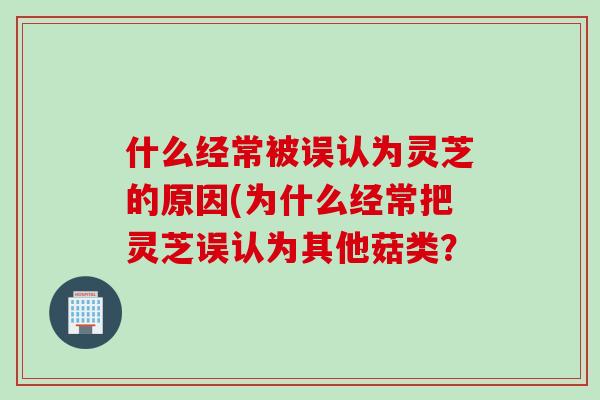 什么经常被误认为灵芝的原因(为什么经常把灵芝误认为其他菇类？