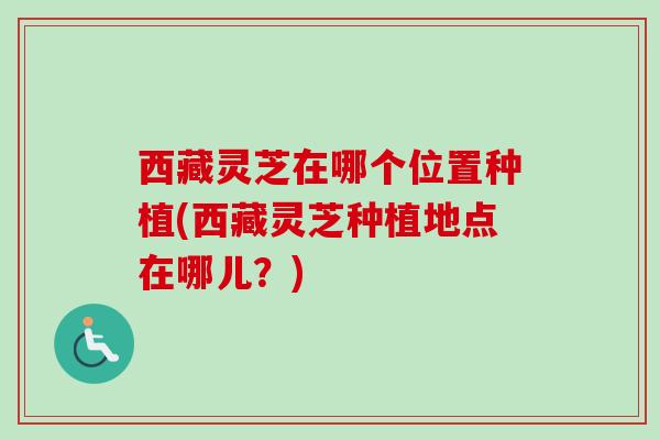 西藏灵芝在哪个位置种植(西藏灵芝种植地点在哪儿？)