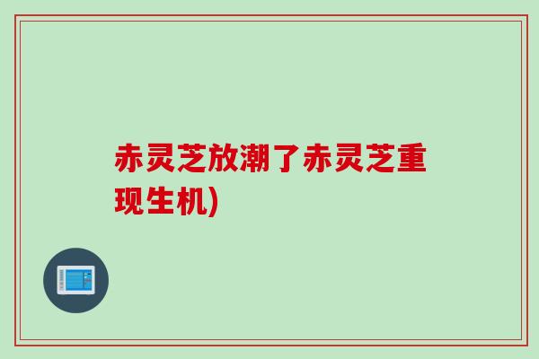 赤灵芝放潮了赤灵芝重现生机)