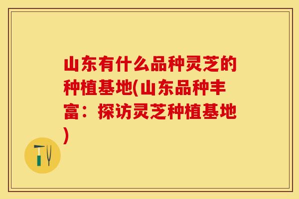 山东有什么品种灵芝的种植基地(山东品种丰富：探访灵芝种植基地)