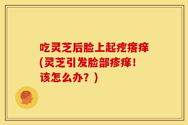 吃灵芝后脸上起疙瘩痒(灵芝引发脸部疹痒！该怎么办？)