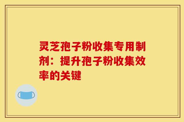 灵芝孢子粉收集专用制剂：提升孢子粉收集效率的关键